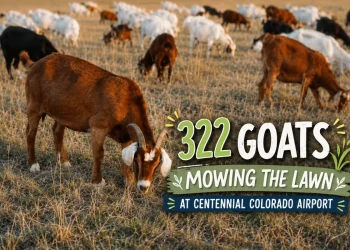 VIDEO 322 Goats Just Clocked In for Work at a Colorado Airport