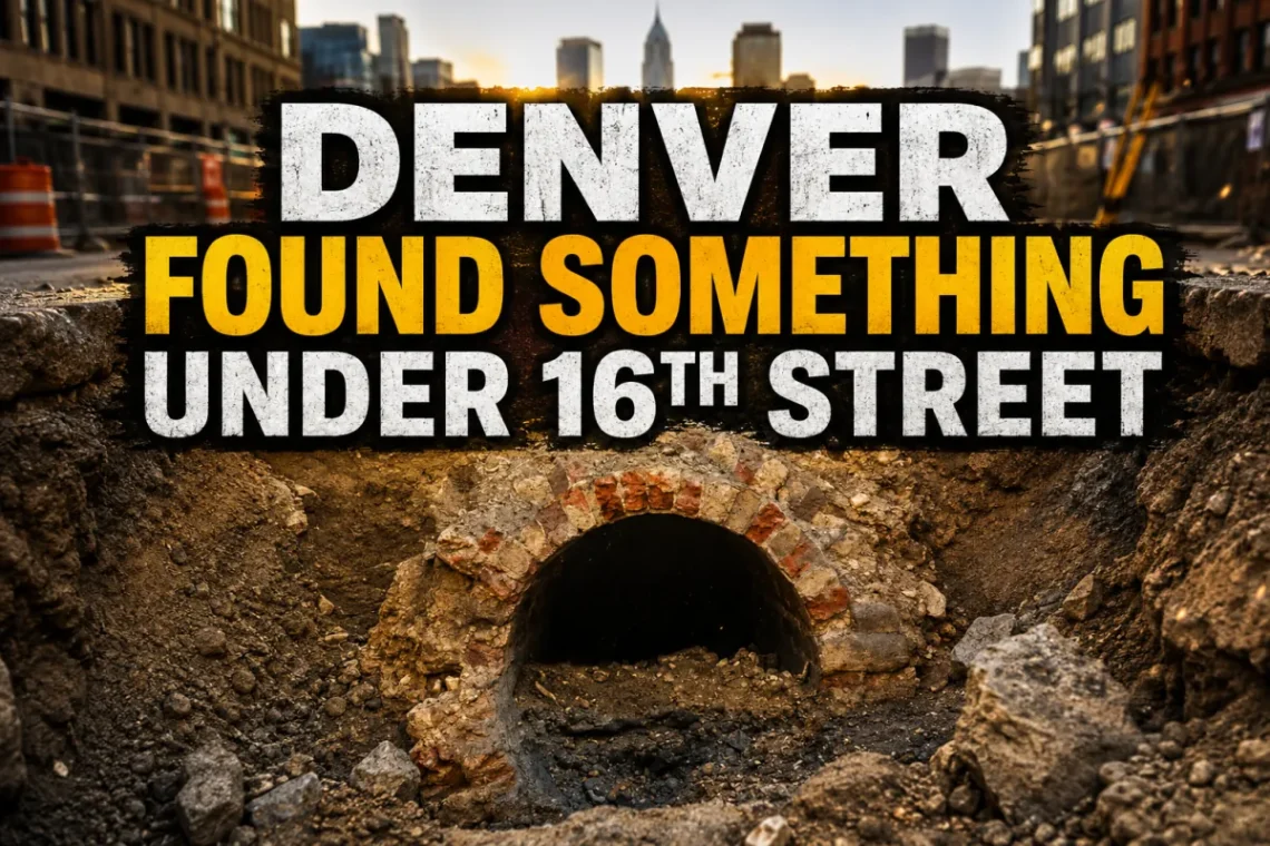 PHOTOS This Hidden Piece of Denver History Delayed 16th Street Construction Nearly a Year