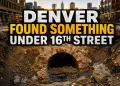 PHOTOS This Hidden Piece of Denver History Delayed 16th Street Construction Nearly a Year