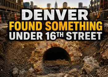 PHOTOS This Hidden Piece of Denver History Delayed 16th Street Construction Nearly a Year