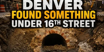 PHOTOS This Hidden Piece of Denver History Delayed 16th Street Construction Nearly a Year