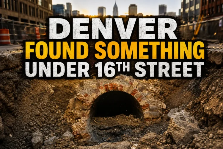 PHOTOS This Hidden Piece of Denver History Delayed 16th Street Construction Nearly a Year
