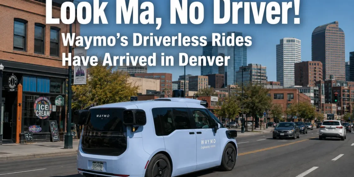 VIDEO Denver Traffic Just Got Weirder: Waymo Is Now Picking Up Passengers
