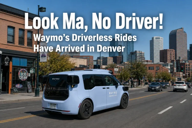 VIDEO Denver Traffic Just Got Weirder: Waymo Is Now Picking Up Passengers