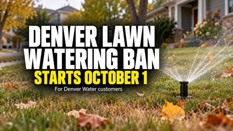 Denver Water’s Lawn Watering Ban Starts October 1. Here’s What Changes.
