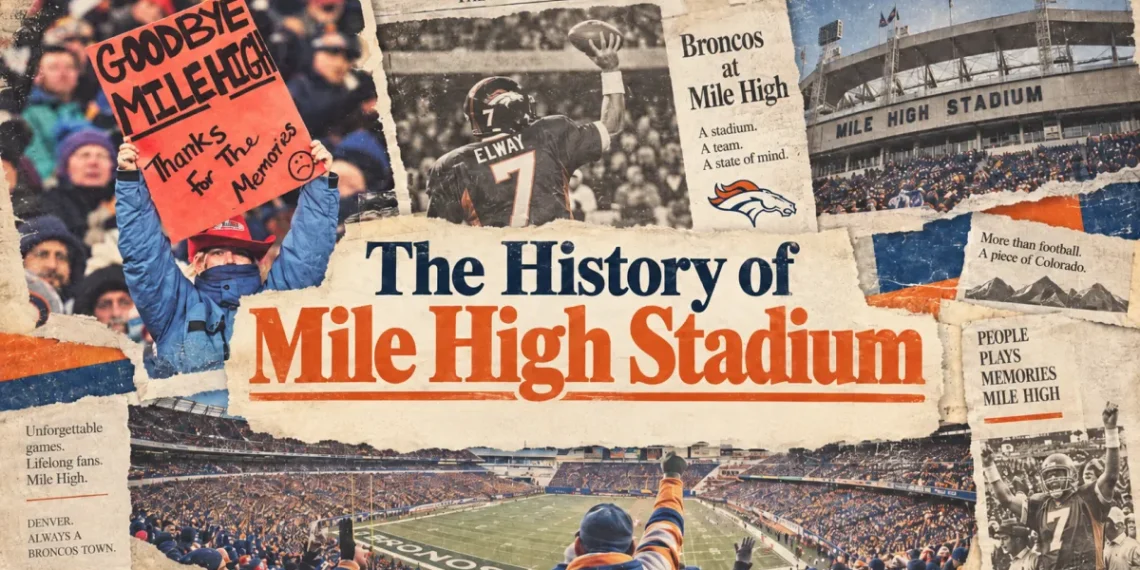 The History of Mile High Stadium: The Games, the Fans and the Broncos Magic That Made It Different