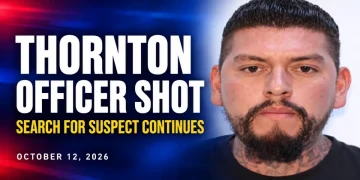 Thornton Officer Shot Sunday Night; Search Continues for Armed Suspect