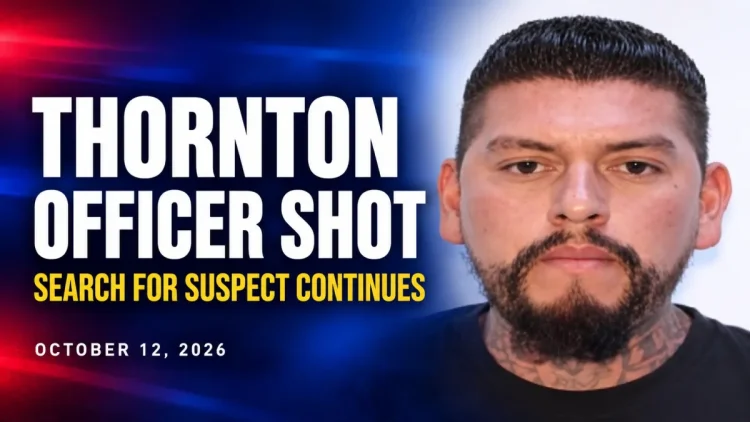 Thornton Officer Shot Sunday Night; Search Continues for Armed Suspect