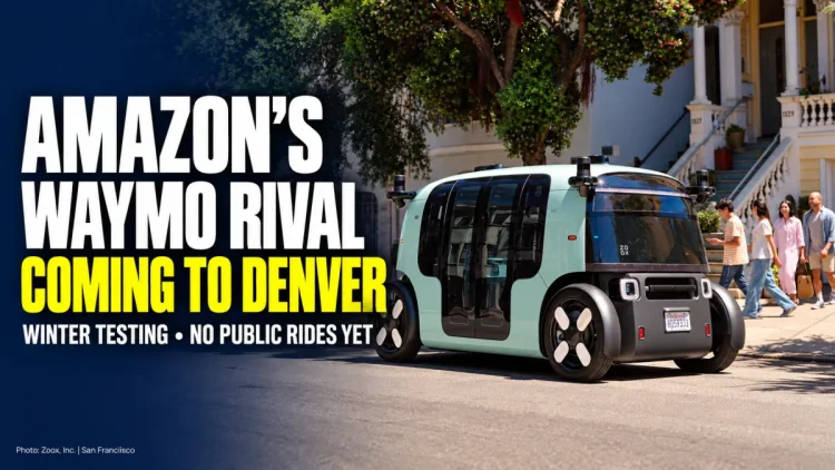 Amazon’s Waymo Rival Is Coming to Denver to Learn How to Handle Colorado Winter
